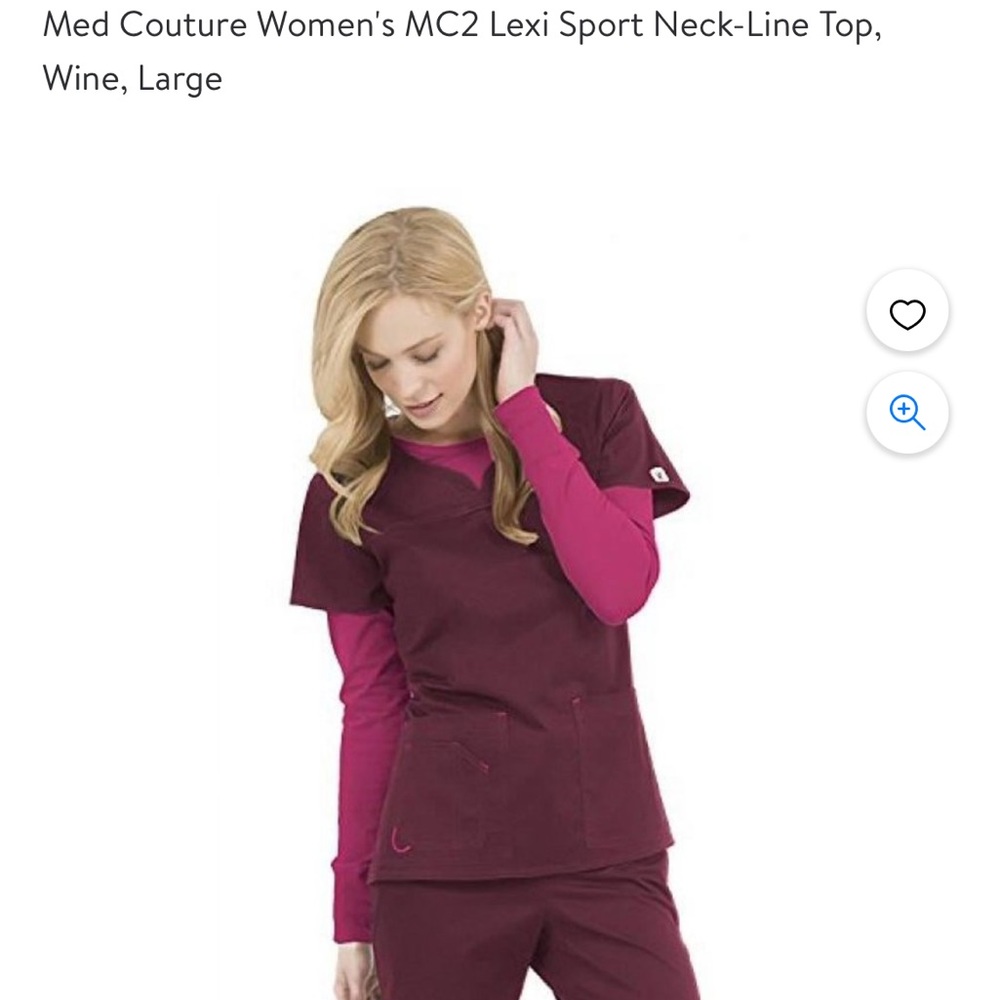 Med couture MC2 Wine scrub set